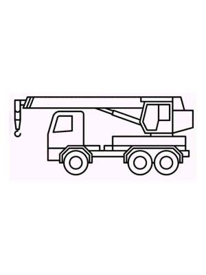 Раскраски Автокран