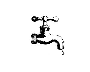 Водопроводный кран раскраска для детей