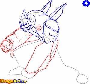 Как нарисовать Алмаз из Ben 10 DragoArt поэтапно карандашом