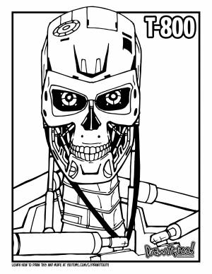 Раскраски терминатор