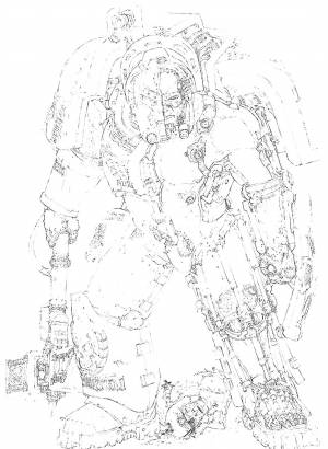 Раскраска Терминатор