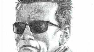 Терминатор рисунок карандашом