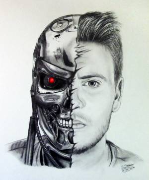 Терминатор Шварценеггер портрет