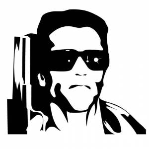 Актер Арнольд Шварценеггер Royalty Free Stock SVG Vector and Clip Art