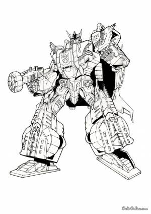 Раскраска Мегатрон