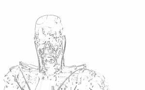 Раскраска Терминатор