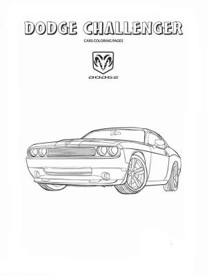 Раскраски Додж