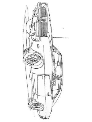 Раскраски машины Додж