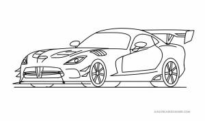 Раскраски Додж вайпер