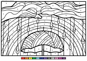 Раскраска Дождь