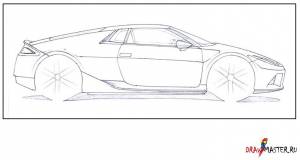 Рисуем машину в Adobe Photoshop от Нила Боттрилла