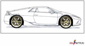 Рисуем машину в Adobe Photoshop от Нила Боттрилла