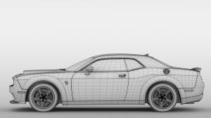 Хеннесси Додж Челленджер SRT Демон 2019 3D Модель $129
