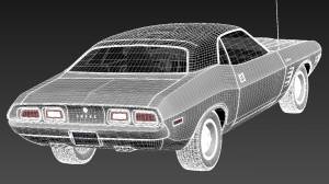 Dodge Challenger 1972-1974 3D Модель $129