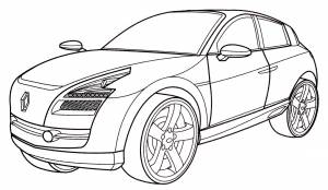 Раскраска Renault Egeus