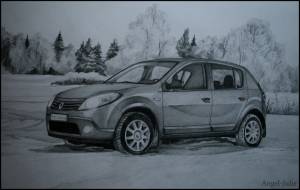 Рисунок Renault Sandero