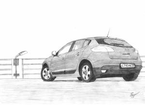 Рисунок Renault Megane