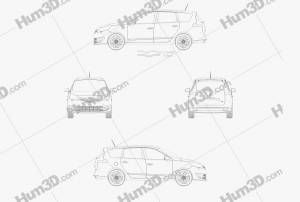Renault Grand Scenic 2014 Чертеж