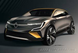 Рисунок Renault Megane eVision Concept 2020