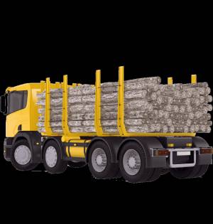 Раскраска Лесовоз