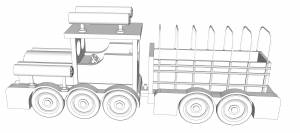 Файл STL Лесовоз ・Модель 3D-принтера для загрузки・Cults