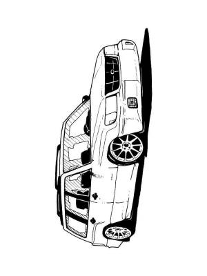 Раскраски Субару