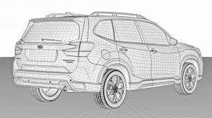 Раскраска субару форестер