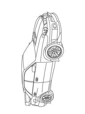 Раскраски Субару   в формате