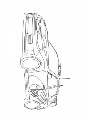 Раскраски Субару   в формате