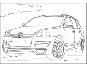 Раскраска Фольксваген