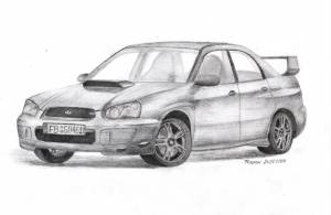 Рисунок Subaru Impreza WRX STI