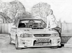 Рисунок Subaru Impreza WRX STI