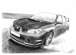 рисунок Субару