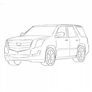 Раскраски Кадиллак