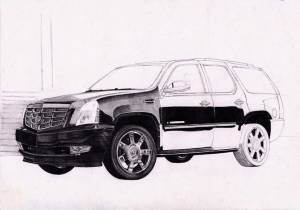 Рисунок Cadillac Escalade