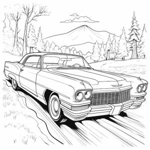 Раскраска автомобиль для детей и детей только изображение