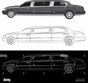 Лимузин раскраска