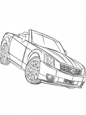 Раскраски Кадиллак   в формате