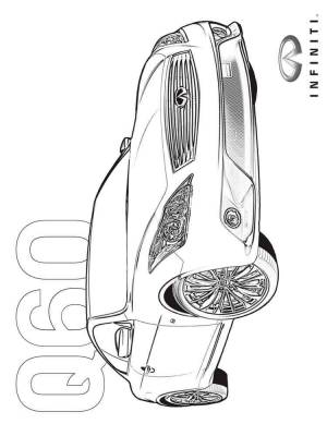 Раскраски Инфинити