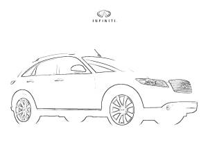 Раскраски Инфинити