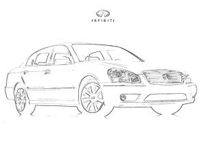 Раскраски Инфинити