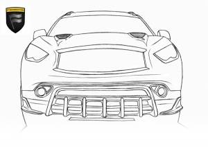 Инфинити раскраска