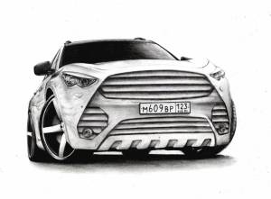 Рисунок Infiniti FX Project RENEGADE