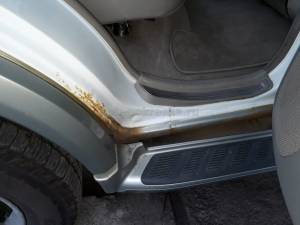 Замена порогов и арок Infiniti QX4