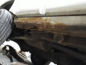 Замена порогов и арок Infiniti QX4