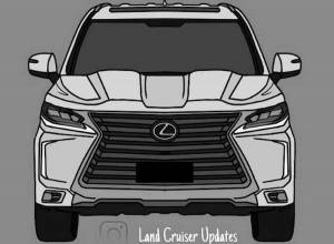 Раскраски Лексус lx 570