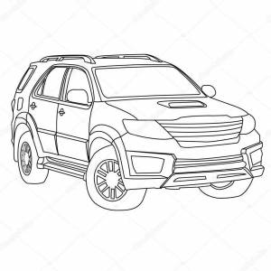 Раскраски Лексус lx 570