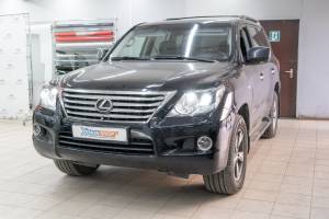 Замена штатных линз Lexus LX570