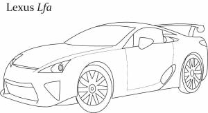 Раскраска Лексус