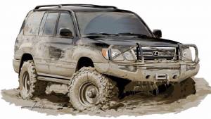 Lexus lx470 off road